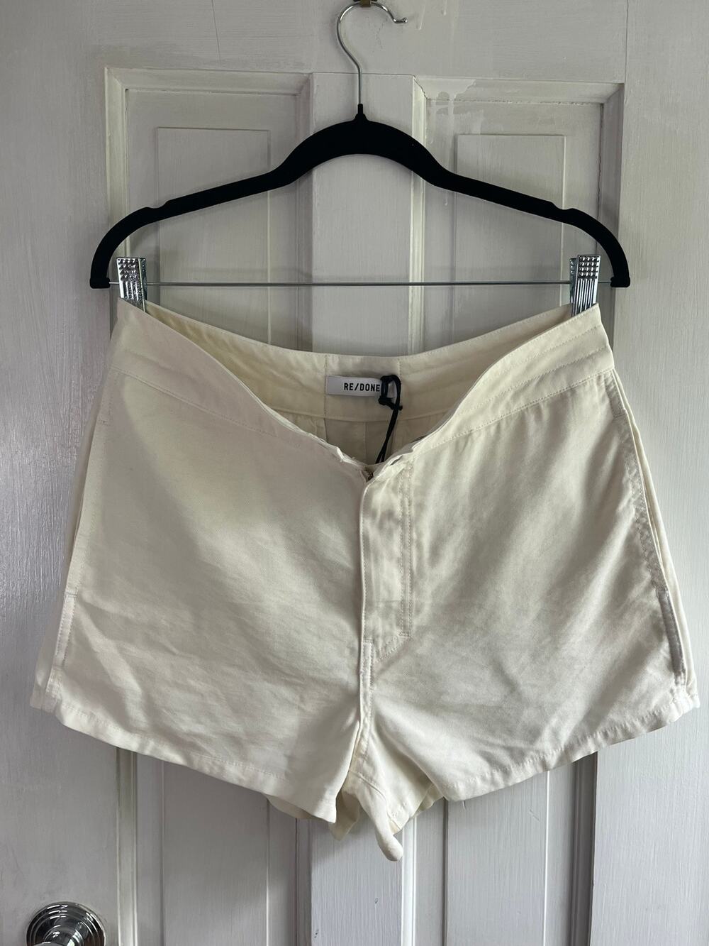 NWT RE/DONE Surf Co. "The Surf Short" - Vintage White - Size 26 - Board Shorts